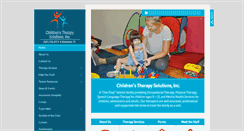 Desktop Screenshot of childrenstherapysol.com