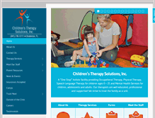 Tablet Screenshot of childrenstherapysol.com